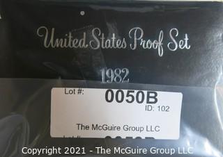 1982 United States Proof Coin Set with Original Packaging