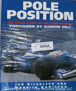 Book: "Pole Position"; Formula 1 Racing, inscribed; by Jon Nicholson and Maurice Hamilton; 1995, Macmillan