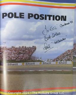 Book: "Pole Position"; Formula 1 Racing, inscribed; by Jon Nicholson and Maurice Hamilton; 1995, Macmillan