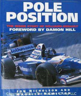 Book: "Pole Position"; Formula 1 Racing, inscribed; by Jon Nicholson and Maurice Hamilton; 1995, Macmillan