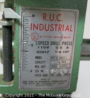 Table Top 1/4" drill press R.U.C., Flushing NY (Taiwan)