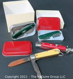 Group of Pocket Knives