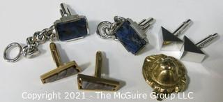 Collection including 3 pair of men's cufflinks