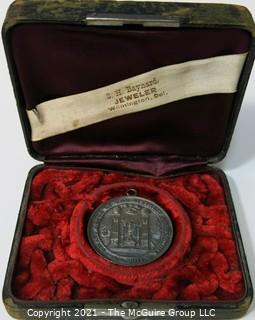 1937 Grange Medal: "The Grand Lodge of the District of Columbia"; A L 5811; with presentation box