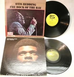 Vinyl Record: (two record lot)  Otis Redding & Billy Preston