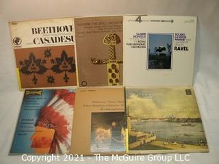 Vinyl Record: (six record lot) Classical various