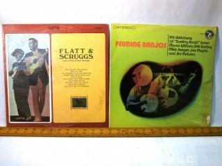 Vinyl Record: (two record lot) Country: Flatt and Scruggs and Banjos