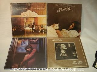 Vinyl Record: (four record lot) Female Pop/Rock WIlson, Raitt, Coolidge, Barnoff