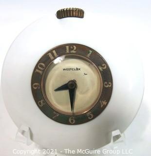 Group of Art Deco Time Pieces and T. Cook & Sons (London) Brass Compass.