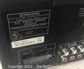 Pioneer Audio/Video Stereo Receiver; VSX-405