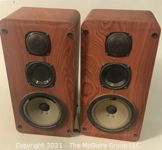 Pair of Acutex Bookshelf Speakers; Model ACT 3.1