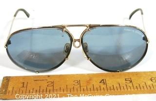 Vintage Porsche Design Aviator Style Sunglasses with Case