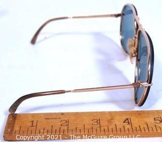 Vintage Porsche Design Aviator Style Sunglasses with Case