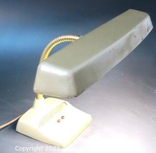 Vintage Mid Century Modern (MCM) Office Desk Task Lamp in Working Condition.  Made by Marks.