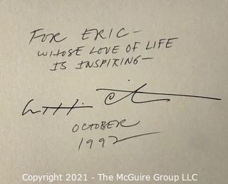 Book: Southern Photographs, 1983 by William Christenberry with note "For Eric- Whose Love of Life is Inspiring"; Signed by Author.  {TMG concurs!)  