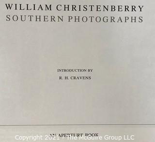 Book: Southern Photographs, 1983 by William Christenberry with note "For Eric- Whose Love of Life is Inspiring"; Signed by Author.  {TMG concurs!)  