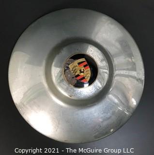 Vintage 1962 Porsche 356B Super 90 "Nipple" Chrome Hub Cap 