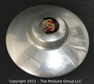 Vintage 1962 Porsche 356B Super 90 "Nipple" Chrome Hub Cap 