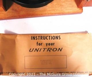 Unitron Phase MSL No-108900 Binocular Stereoscope With Wood Case