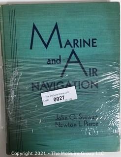  Marine and Air Navigation, John Quincy Stewart, 1944 Book