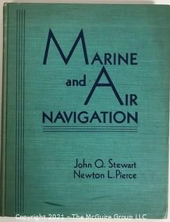  Marine and Air Navigation, John Quincy Stewart, 1944 Book