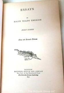 Set of Ten Books by Ralph Waldo Emerson Published in 1891.
