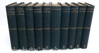 Set of Ten Books by Ralph Waldo Emerson Published in 1891.
