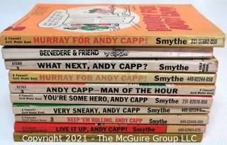 Collection of Vintage Adams & Evil, Belvedere & Andy Capp Cartoon Comic Books. 