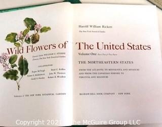 Wild Flowers of The United States, The Northeastern States -  Harold Rickett. Two Volumes Set in Slipcase.