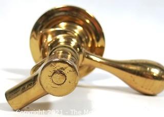 Vintage Heavy Brass Screw Keg Tap or Spigot