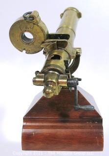 Brass Scale Model of Gatling Gun with Removable Magazines, Hartford Conn.