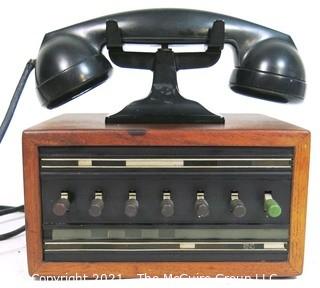 Early Dictograph Telephone / Intercom with handset 