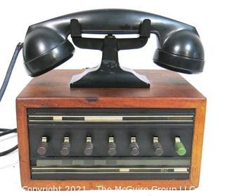 Early Dictograph Telephone / Intercom with handset 