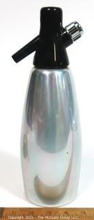 Vintage Chrome Auto Seltz Made in Italy Soda Siphon 