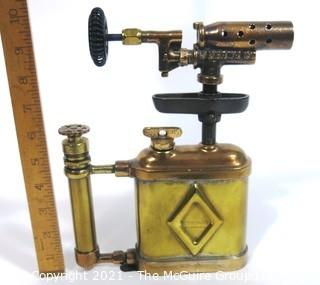 Vintage Brass Otto Bernz Compact Blow Torch