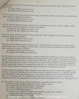 Clifford Evans produced a documentary film on the artist Moses Soyer, named "Paintings in a Low Voice", 1970.  This lot features the film and his notes, plus an exhibition flyer from the ACA Gallery, 63 East 57th St, NY, NY and hard cover book.<br> <br>

