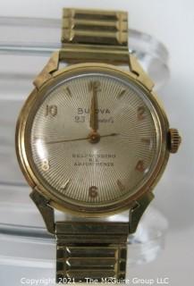 Vintage Men's Bulova 23 Jewels Self-winding Wristwatch Six Adjustments (untested)