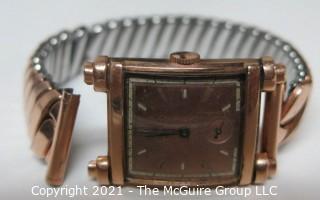 Vintage Men's Gruen Veri-Thin Precision Watch Art Deco; 14k Case (untested) 