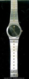 Vintage Movado "The Museum Watch" 84-42-876 in Box with Certificate (untested)