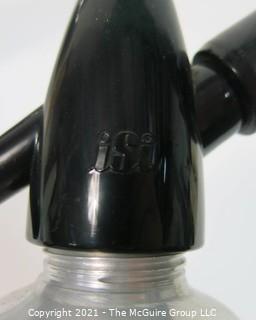 Vintage Aluminum with Black Top ISI Austria Soda Siphon. 