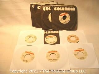 Vinyl Record: 45rpm: Promo: Columbia lot (x18)