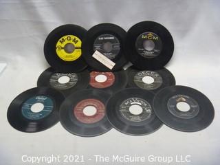 Vinyl Record: 45rpm: Various (10) 50's pop