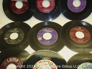 Vinyl Record: 45rpm: Various (9) 50's pop Everly Bros