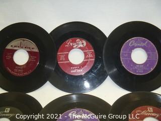 Vinyl Record: 45rpm: Various (9) 50's pop Everly Bros