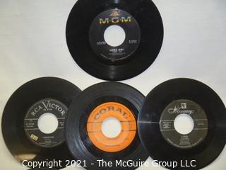 Vinyl Record: 45rpm: Various (10) 50's pop Female Artists