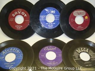 Vinyl Record: 45rpm: Various (9) 50's pop  Male artists