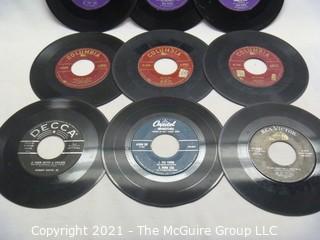 Vinyl Record: 45rpm: Various (10) 50's pop Bands and Stars