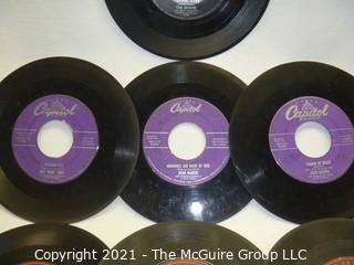 Vinyl Record: 45rpm: Various (10) 50's pop Bands and Stars