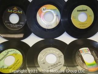 Vinyl Record: 45rpm: Various (9) 60's pop  Male artists - Orbison