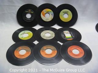 Vinyl Record: 45rpm: Various (9) 60's pop  Male artists - Orbison